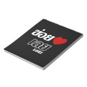 I Heart (Liebe) Loei, Isan, Thailand Notizblock (Rotiert)