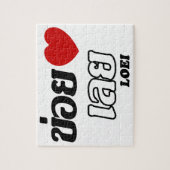 I Heart (Liebe) Loei, Isan, Thailand Puzzle (Vertikal)