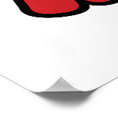 I Heart [Liebe] Manga 漫 // Nihongo Japanisches Kan Poster (Ecke)