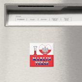 I Heart Liebe Marlin Texas Magnet (In Situ (Geschirrspüler))