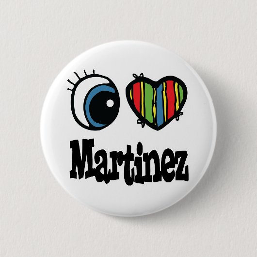 I Heart (Liebe) Martinez Button (Vorderseite)