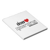 I Heart (Liebe) Mukdahan, Isan, Thailand Notizblock (angewinkelt)