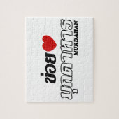I Heart (Liebe) Mukdahan, Isan, Thailand Puzzle (Vertikal)