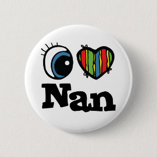 I Heart (Liebe) Nan Button