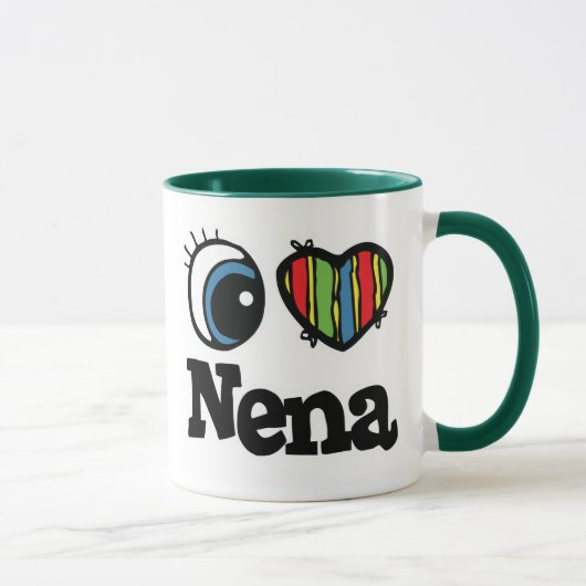 I Heart (Liebe) Nena Tasse (Rechts)