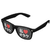 I Heart [Liebe] Otaku ~ Japanischer Geek Sonnenbrille (Schrägansicht)