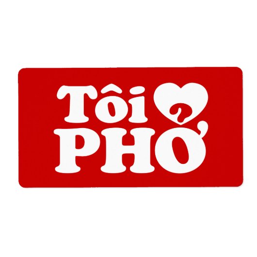 I Heart (Liebe Pho (Tôi PHỞ) vietnamesische Sprach (Vorne)