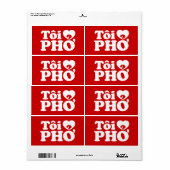 I Heart (Liebe Pho (Tôi PHỞ) vietnamesische Sprach (Vorne)