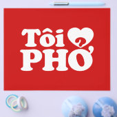I Heart (Liebe Pho (Tôi PHỞ) vietnamesische Sprach Flyer (Einzeln)