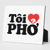 I Heart (Liebe Pho (Tôi PHỞ) vietnamesische Sprach Fotoplatte (Seite)