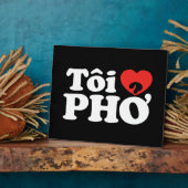 I Heart (Liebe Pho (Tôi PHỞ) vietnamesische Sprach Fotoplatte (Seite)