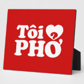 I Heart (Liebe Pho (Tôi PHỞ) vietnamesische Sprach Fotoplatte (Seite)