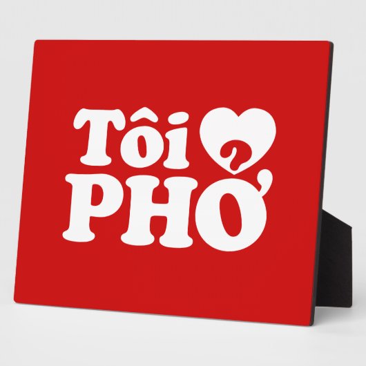 I Heart (Liebe Pho (Tôi PHỞ) vietnamesische Sprach Fotoplatte (Seite)