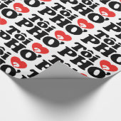 I Heart (Liebe Pho (Tôi PHỞ) vietnamesische Sprach Geschenkpapier (Ecke)