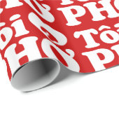 I Heart (Liebe Pho (Tôi PHỞ) vietnamesische Sprach Geschenkpapier (Rolleneckpunkt)