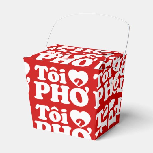 I Heart (Liebe Pho (Tôi PHỞ) vietnamesische Sprach Geschenkschachtel (Vorderseite)
