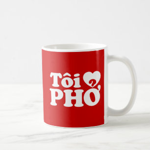 I Heart (Liebe Pho (Tôi PHỞ) vietnamesische Sprach Kaffeetasse