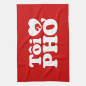 I Heart (Liebe Pho (Tôi PHỞ) vietnamesische Sprach Küchentuch (Vertikal)