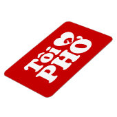 I Heart (Liebe Pho (Tôi PHỞ) vietnamesische Sprach Magnet (Linke Seite)