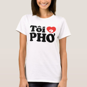 I Heart (Liebe Pho (Tôi PHỞ) vietnamesische Sprach T-Shirt