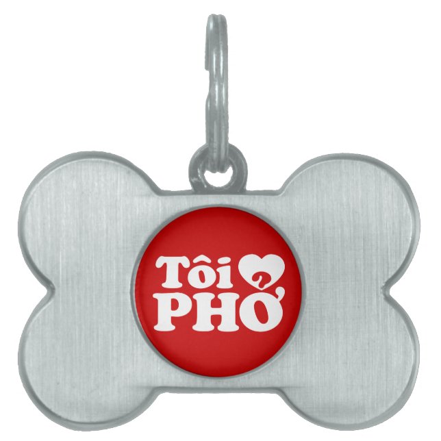 I Heart (Liebe Pho (Tôi PHỞ) vietnamesische Sprach Tiermarke (Vorderseite)