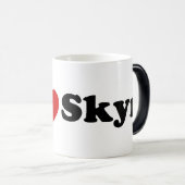 I Heart (Liebe) Skyr [Ég Elska Skyr] Isländisch Verwandlungstasse (VorderseiteRechts)