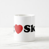 I Heart (Liebe) Skyr [Ég Elska Skyr] Isländisch Verwandlungstasse (Mittel)