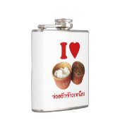 I Heart [Liebe] Sticky Rice [Khao Niao] - Thai Isa Flachmann (Rechts)