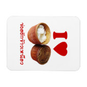 I Heart [Liebe] Sticky Rice [Khao Niao] - Thai Isa Magnet (Horizontal)