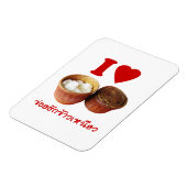 I Heart [Liebe] Sticky Rice [Khao Niao] - Thai Isa Magnet (Linke Seite)