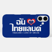 I Heart (Liebe) Thailand Thai Sprachskript Case-Mate iPhone Hülle (Rückseite (Horizontal))