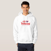 I Heart (Liebe) Thailand Thai Sprachskript Hoodie (Vorne ganz)