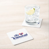 I Heart (Liebe) Thailand Thai Sprachskript Rechteckiger Pappuntersetzer (Vor Ort)