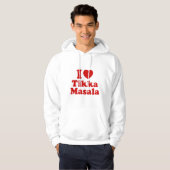 I Heart (Liebe) Tikka Masala Hoodie (Vorne ganz)