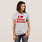 I Heart (Liebe) Tikka Masala T-Shirt (Vorne ganz)