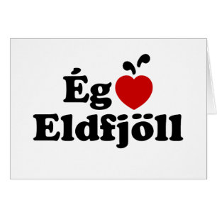 I Heart (Liebe) Vulkane [Ég Elska Eldfjöll] Karten