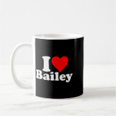 I Heart Love Bailey Kaffeetasse (Links)