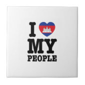 I Heart (Love) Fliese (Vorderseite)