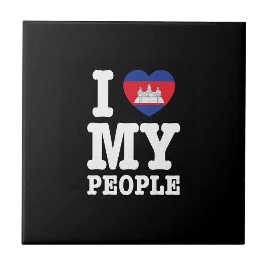 I Heart (Love) Fliese (Vorderseite)