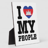 I Heart (Love) Fotoplatte (Seite)