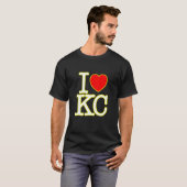 I Heart Love KC Kansas City T-Shirt (Vorne ganz)