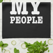 I Heart (Love) Küchentuch (Gefaltet)