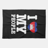 I Heart (Love) Küchentuch (Horizontal)