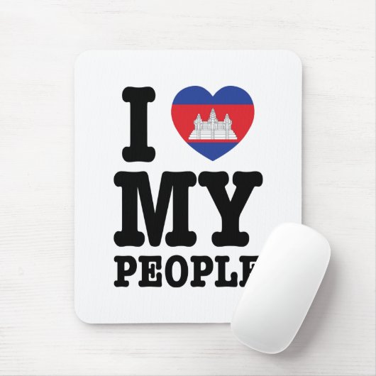 I Heart (Love) Mousepad (Mit Mouse)