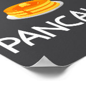 I Heart Love Pancakes, Funny, Jokes, Sarcastic, Fa Poster (Ecke)