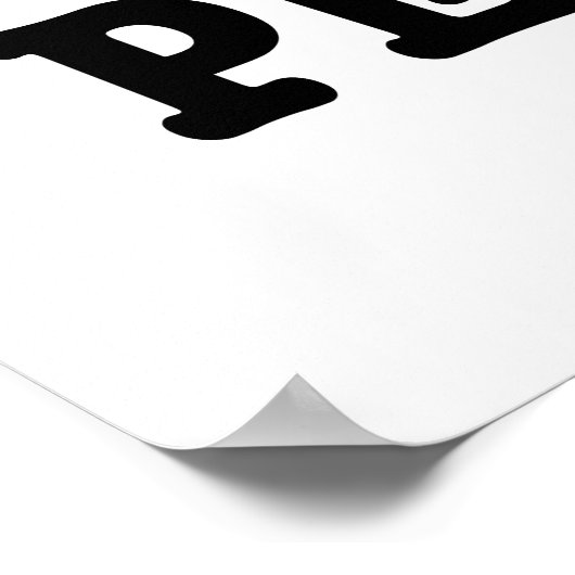 I Heart (Love) Poster (Ecke)