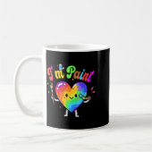 I Heart Love To Finger I'm Paint Cute Couple Valen Kaffeetasse (Links)
