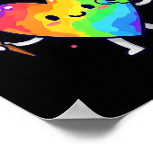 I Heart Love To Finger I'm Paint Cute Couple Valen Poster (Ecke)