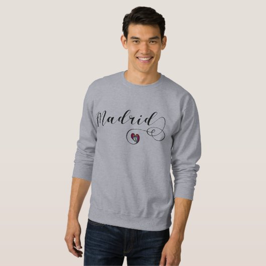 I Heart Madrid, Spanien Sweatshirt (Vorne ganz)