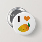I Heart Mango Button (Vorne & Hinten)
